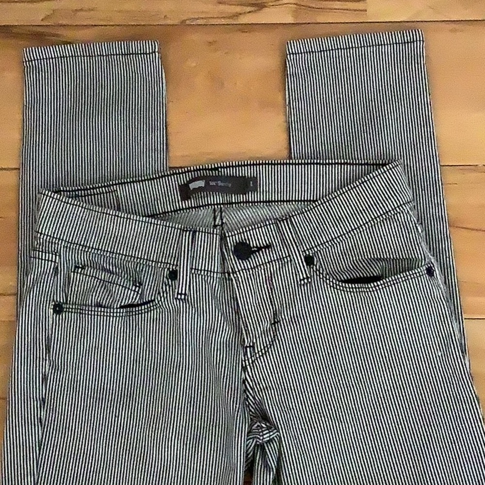 Striped Denim Levi’s Jeans